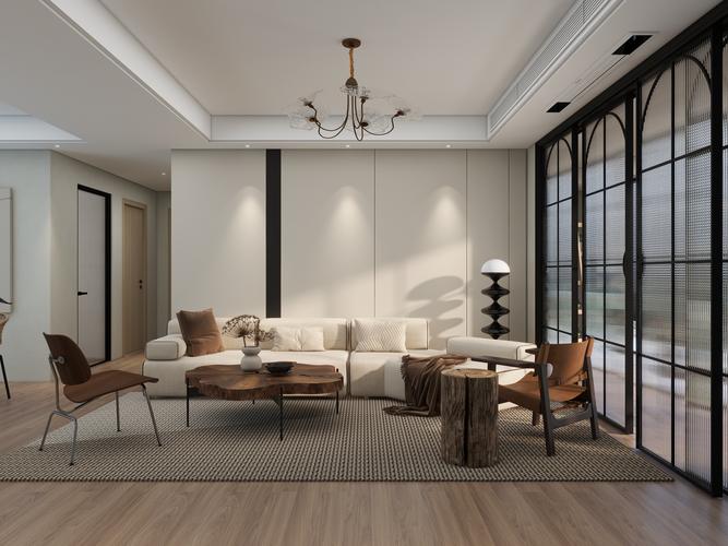 侘寂风普通住宅室内装修设计 于朴素中见永恒，在不完美中寻安宁